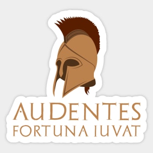 Audentes Fortuna Iuvat - Fortune Favours The Bold Sticker